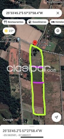 Villeta – conex. Inmediata: 27 has, loteamiento residencia en venta, 417 lotes