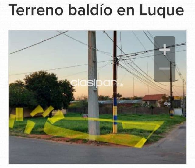 En Luque trreno 500 mts2