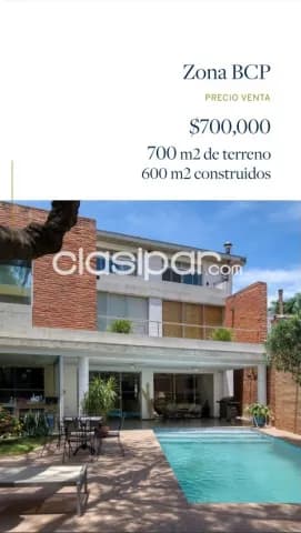 Carmelitas – bcp: Residencia vanguardista, 4 suites, 3 plantas, jardín, piscina, foto 3