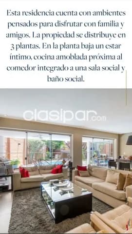 Carmelitas – bcp: Residencia vanguardista, 4 suites, 3 plantas, jardín, piscina, foto 4