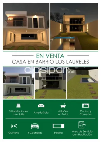 Los laureles – oportunidad unica! A estrenar, 3 dormit, jardín, piscina, 353 m2, foto 2