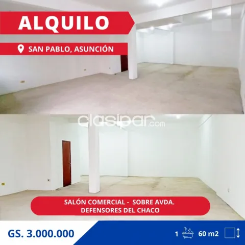 Bo san pablo – av def. Del chaco: 60 m2 local comercial + estacionamiento, prox acceso sur, foto 2