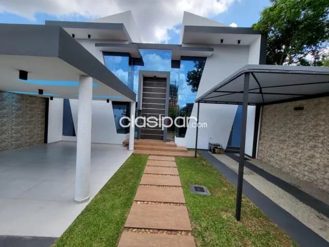 Mburucuyá: Residencia contemporánea impecable, 3 suites, gran piscina, 5 garajes, sauna — foto 2