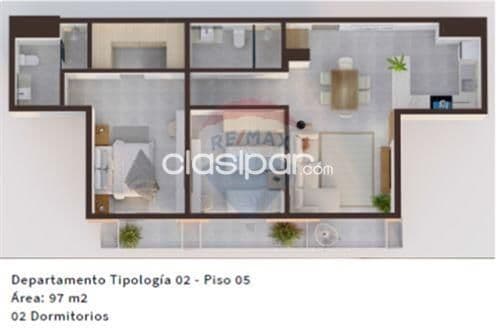 Departamento edificio mercedes soho- asuncion-bo.Las Mercedes varias tipologias — foto 1