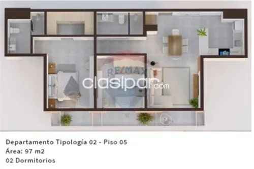 Departamento edificio mercedes soho- asuncion-bo.Las Mercedes varias tipologias — foto 2