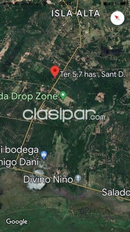 Nueva Colombia, vendo terreno de 5.7 has, sobre Ruta