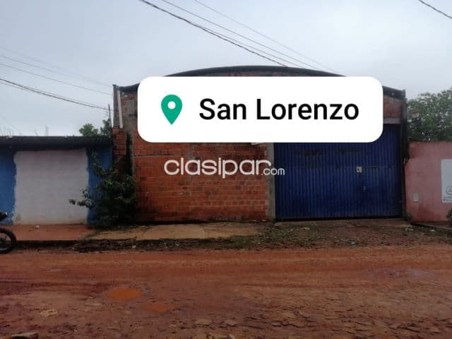San Lorenzo km15: 500 m2, deposito + 3 oficinas, techo solar, todo uso, 6.000.000 gs