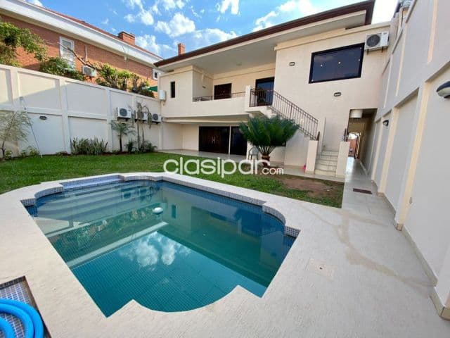 Manorá – col. Americano: Distinguida residencia, 4 dormit, amplio jardín, piscina — foto 1