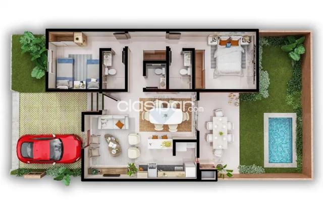 Casa a estrenar en barrio cerrado moras cue Luque — foto 3