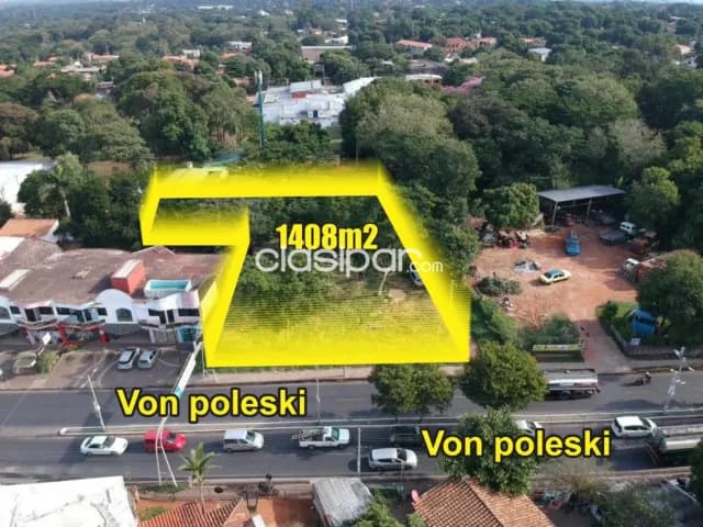 Avda. Von polesky - V. Elisa: Maravillos 1.408m2 ideales p/ grandes emprendimientos, foto 3