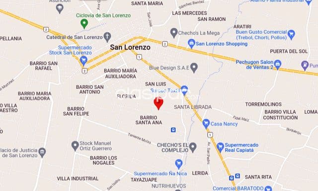 De terreno en ciudad de San Lorenzo