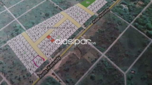 Altos – loma grande, s/ruta: 2 terrenos (405+394) m2, p/ uso residencial o mixto, foto 1