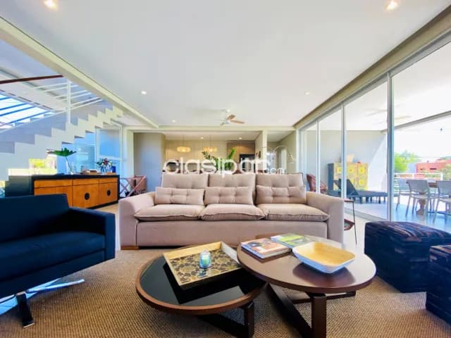 Aqua village sanber: 514 m2, super residencia, 4 dormit, cancha tenis, piscina, seguridad — foto 4