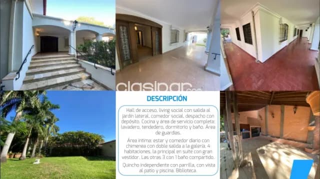 Avda. España – Carmelitas: Importante residencia, 4 suites, gran parque, piscina, parking, foto 4
