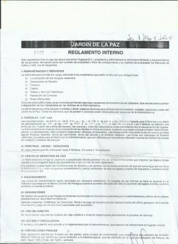 Parcela en cementerio jardin de la paz-lambare zona yatch y golf club — foto principal