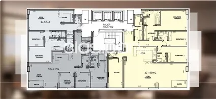En Venta, Departamento de 3 dormitorios y 1 estudio, Edificio Miami.(ID1475), foto 3