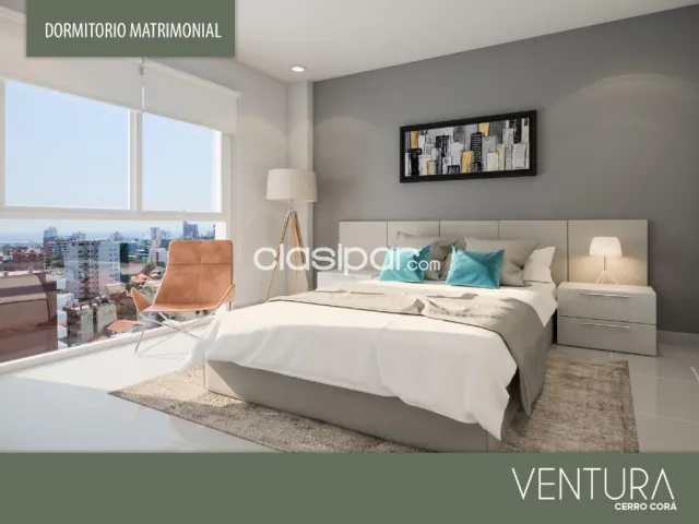Departamento de 2 dormitorios en Edificio Ventura Cerro Corá, foto 2