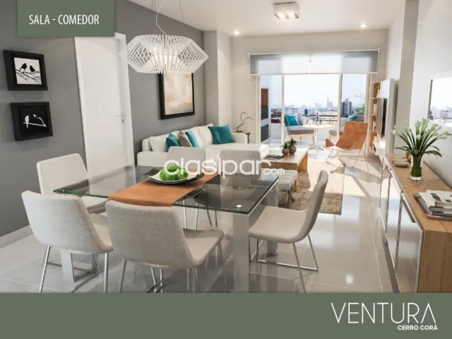 Departamento de 2 dormitorios en Edificio Ventura Cerro Corá, foto 3