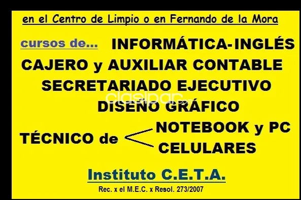 Aqui Cursos P Secretariadocajeroinformaticaingles Y Otros — foto 2