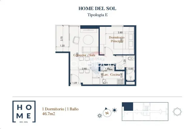 HOME DEL SOL de Un Dormitorio a la Venta, foto 2