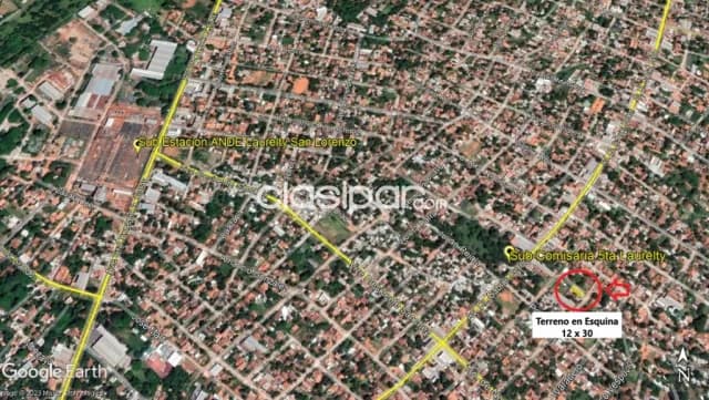 Terreno en San Lorenzo calle´i, de 12 X 30 m — foto 3