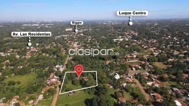 🌳🏡fantástico terreno de 6.755 m2 en esquina - zona palacio de justicia de Luque