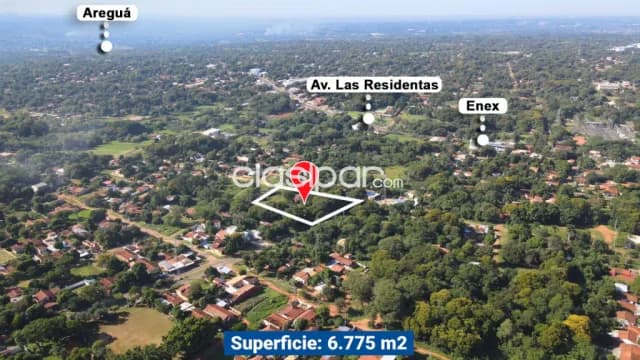 🌳🏡fantástico terreno de 6.755 m2 en esquina - zona palacio de justicia de Luque — foto 4
