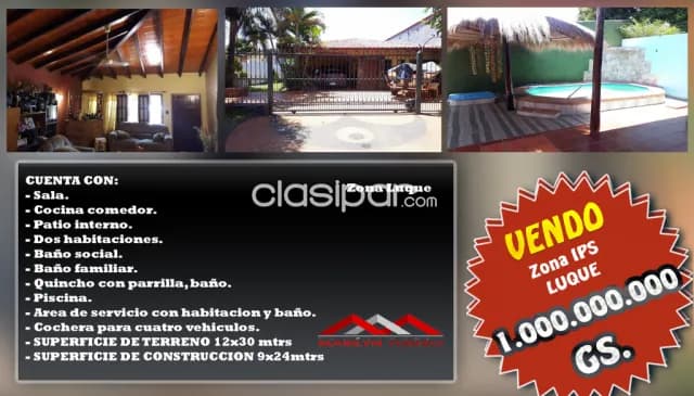Hermosa casa en Luque, zona ips cod: Cl 879, foto 2