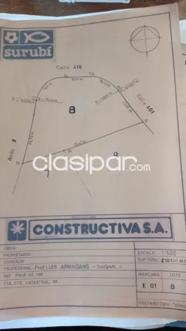 Terreno de 2.101 m2 , surubií, esquina — foto 2
