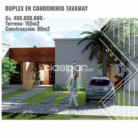 Mora-cue – Luque: Exclusivo condominio, dúplex, 2 dormit, seg. 24 hs. 400.000.000 gs, foto 2