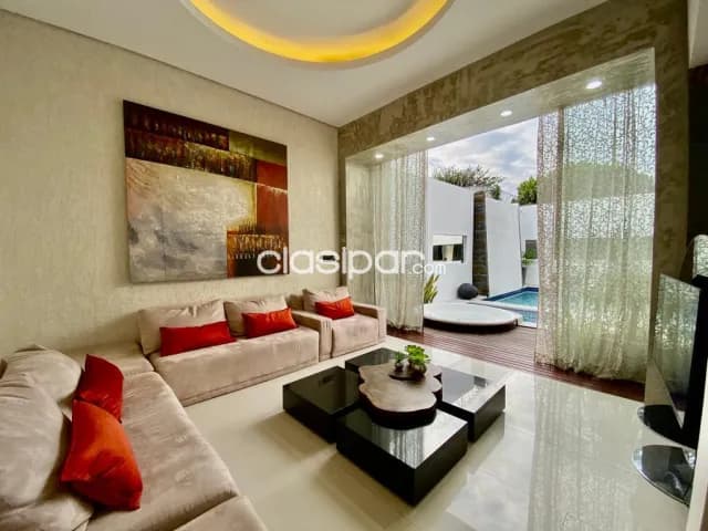 Villamorra – prox. Mariscal: Amoblada y equipada, jardín, piscina, 2.500 usd — foto 3