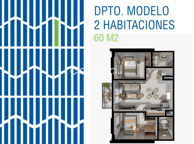 departamento en pozo en el barrio Mbo´i Ka´e: 2 habitaciones y 2 baños, foto 3