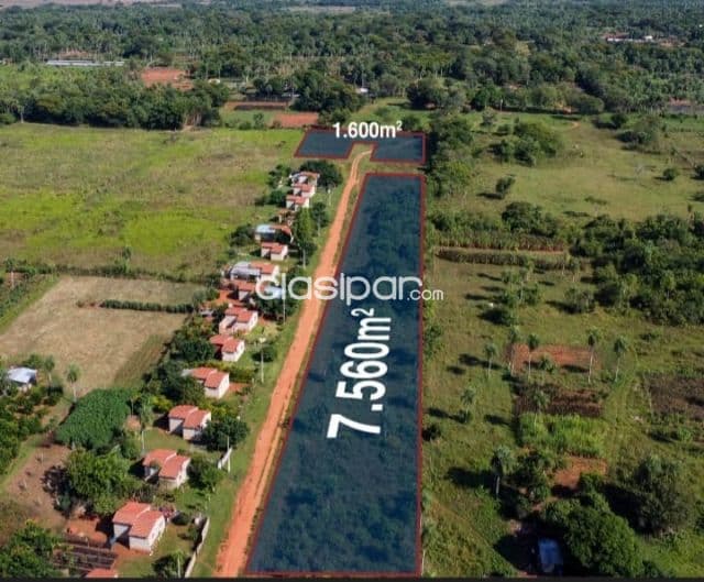 Itá – prox. Ypané, guarambaré: 11.960m2 s/ ruta ideal p/ desarrollos inmobiliarios