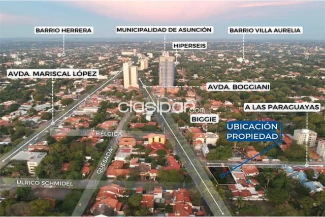 AVDA.BOGGIANI-TERRENO 600,000 USD Paraguay Asunción Mariscal Estigarribia Avda. Dr. Guido — foto 3