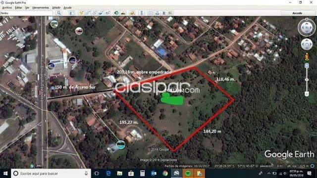 Terreno de 24812 m2 en Ñemby a pasos de Acceso Sur