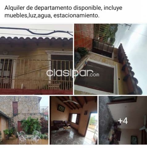 De departamento [hospedajedisponible. Incluye muebles, luz, agua estacionamiento, foto 1