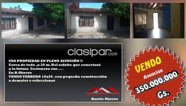 Propiedad en pleno Asunción! Cod: Cl 886