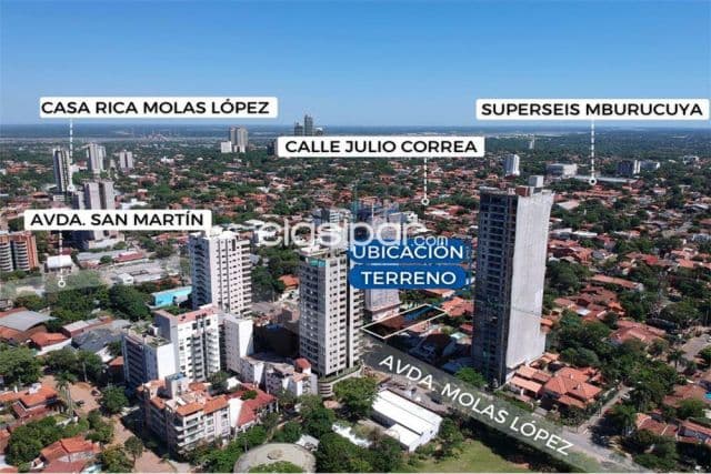 Asunción Madame Lynch VENDO PROPIEDAD SOBRE MOLAS LOPEZ 598,500 USD Paraguay Asunción Mad