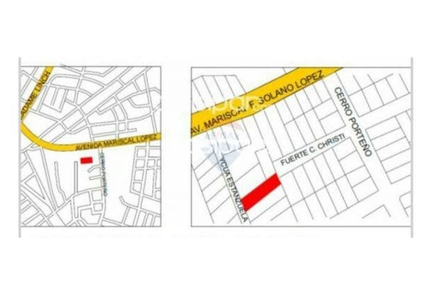 Terreno en Fernando de la Mora Zona Norte con salida de calle a calle. Excelente par
