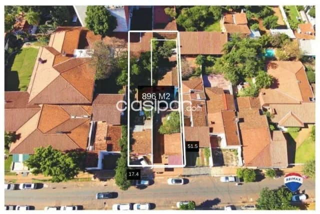 Terreno de 896 m2 sobre bruselas, barrio ycua sati — foto 3