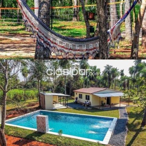 En venta casa quinta con amplio terreno de 7.500 m2., con piscina en ita, dpto central !!