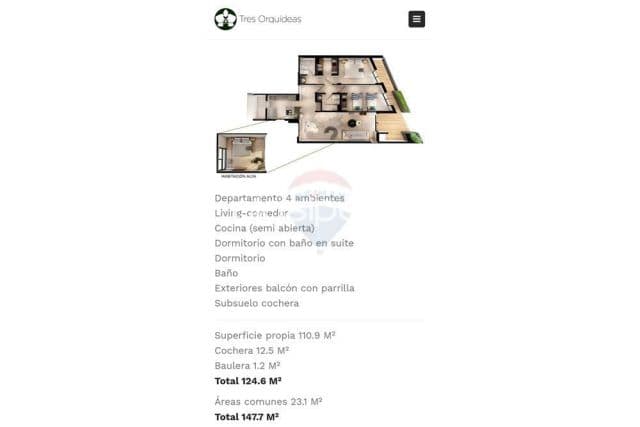 Departamento en pozo edif. Tres orquideas 3 hab. Lambare s/avda.cacique lambare