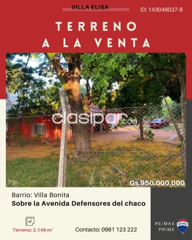 Terreno sobre defensores del chaco, frente a la energy ‼️‼️‼️, foto 3