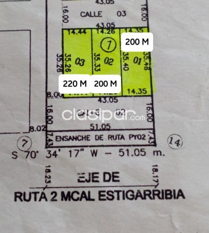 Ypacarai sobre ruta 2, foto 1