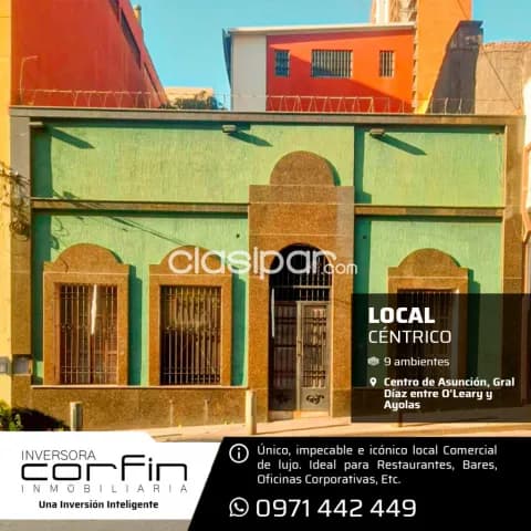 Único, impecable e icónico local comercial de lujo, general díaz entre o’leary y ayolas, foto 2