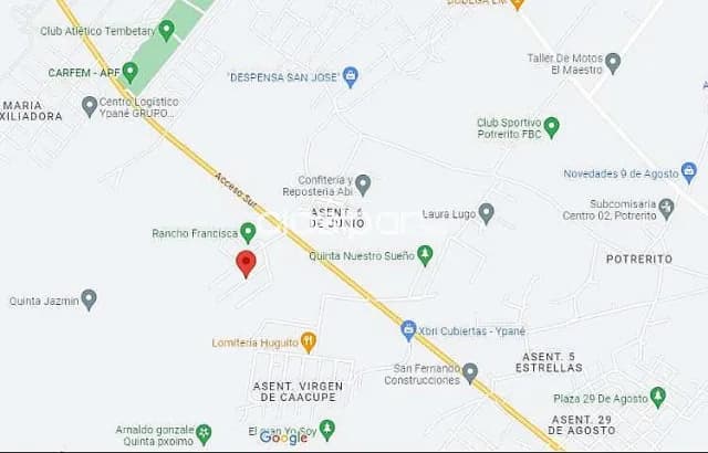 Terreno en esquina, Fracción los Naranjos, Ypane — foto 4