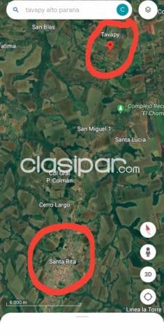 Tavapy – cde – santa rita: Maravillosas 19 has, prox. Ruta asfaltada, p/ desarrollos vario, foto 1