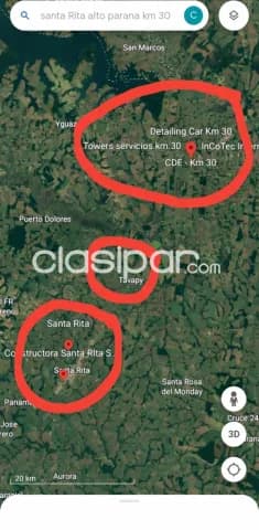 Tavapy – cde – santa rita: Maravillosas 19 has, prox. Ruta asfaltada, p/ desarrollos vario, foto 4