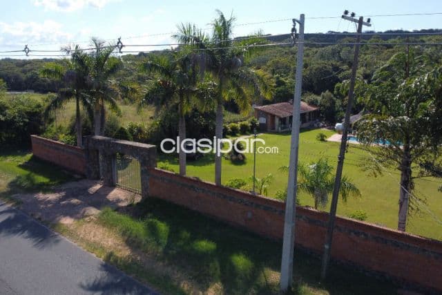 En venta hermosa casa quinta con piscina en nueva colombia dpto. De cordillera !!!