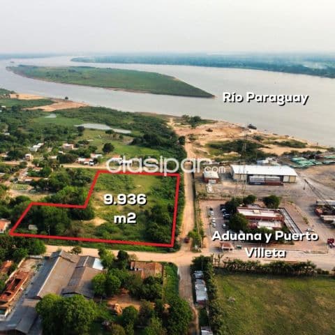 Terreno en venta frente a la aduana de Villeta — foto principal